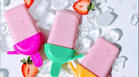 Sucettes à la fraise sans lactose