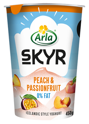 Arla Skyr Pêche & Fruit de la Passion 450g