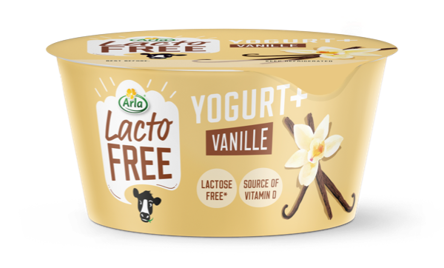 Lactosevrije vanille yoghurt 150g