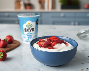 Kom met Arla Skyr en bessen