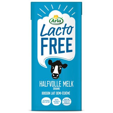 Lactosevrije halfvolle melkdrank UHT 1L